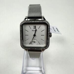 Fossil BQ3970 Colleen Three-Hand Stainless Steel Mesh Watch